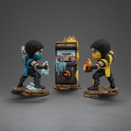 Mortal Kombat - Figurines Mini Co. Scorpion vs. Subzero Arcade Set 15 cm