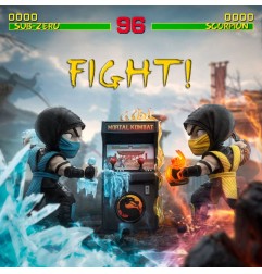 Mortal Kombat - Figurines Mini Co. Scorpion vs. Subzero Arcade Set 15 cm