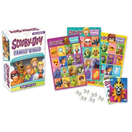 Scooby-Doo - Jeu de plateau Family Bingo en version anglaise