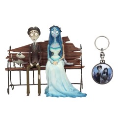 Corpse Bride - Gift Set figure & Keyring Victor & Emily