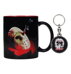 Friday the 13th - Gift Set Mug & Keyring Jason's Mask