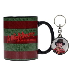 Nightmare on Elm Street - A  Gift Set Mug & Keyring A