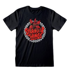 Stranger Things - T-Shirt Checkered Circle Size L