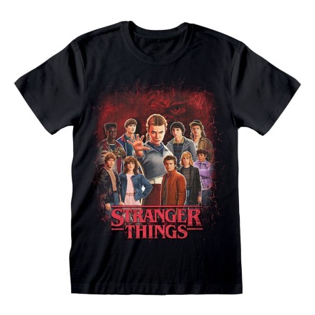 Stranger Things - T-Shirt Group of all Characters Size L