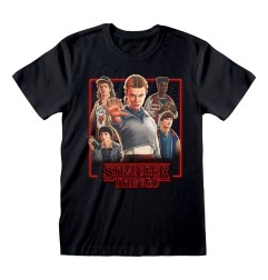 Stranger Things - T-Shirt Characters in Glowing Box Size L