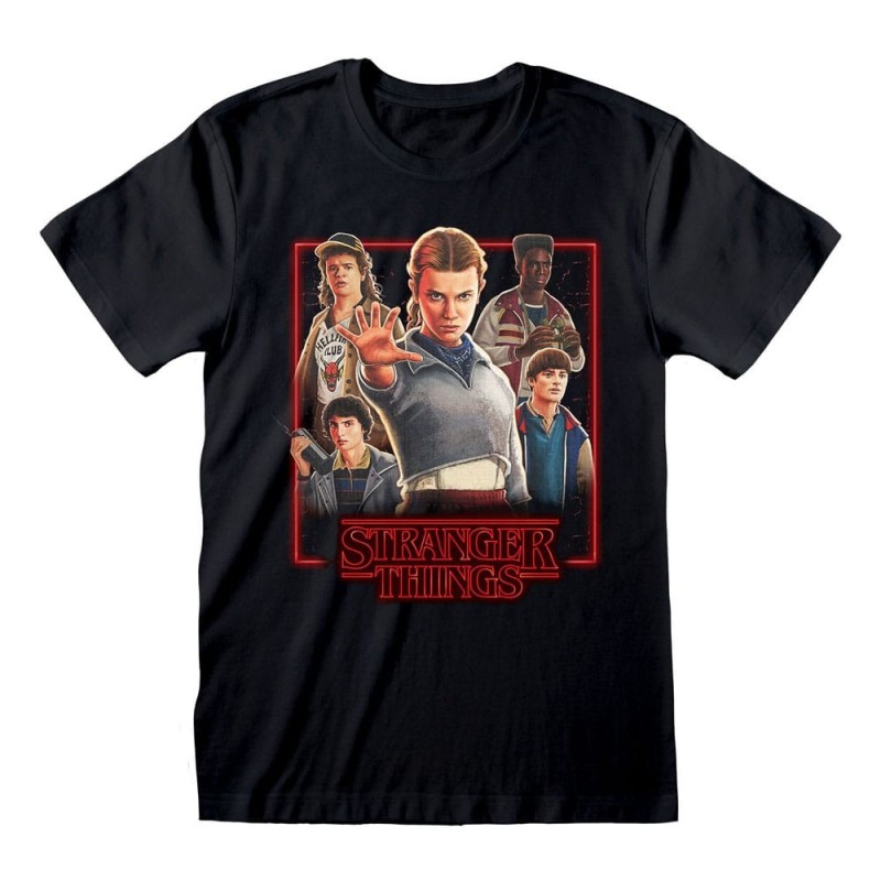 Stranger Things - T-Shirt Characters in Glowing Box