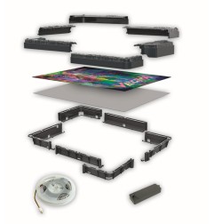 Stranger Things - Puzzle Metamorphic Art Collection avec effet lumineux Vecna (520 pièces)