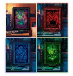 Stranger Things - Puzzle Metamorphic Art Collection avec effet lumineux The Upside (520 pièces)