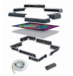 Stranger Things - Puzzle Metamorphic Art Collection avec effet lumineux The Upside (520 pièces)