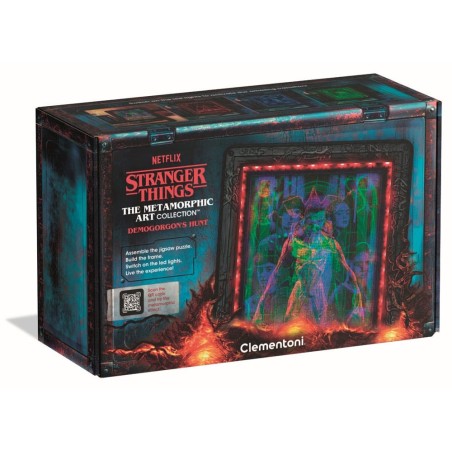 Stranger Things - Metamorphic Art Collection Jigsaw Puzzle with Light-Up Effect Demogorgon (520 pieces)