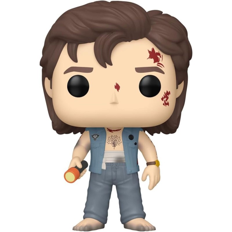 Stranger Things - Figurine POP! Battle Damaged Steve *Exclusive Edition* 9 cm