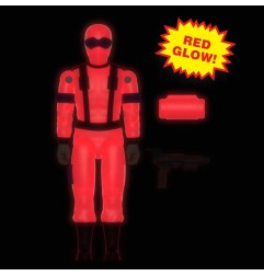 GI Joe - Figurine ReAction+ Snake Eyes (Red Glow, Crystal Poison) 10 cm