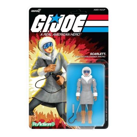 GI Joe - ReAction+ Action Figure Wave 06 Arctic Scarlett 10 cm