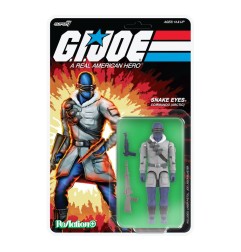 GI Joe (Movie) - Figurine ReAction+ Arctic Snake Eyes (Movie) 10 cm