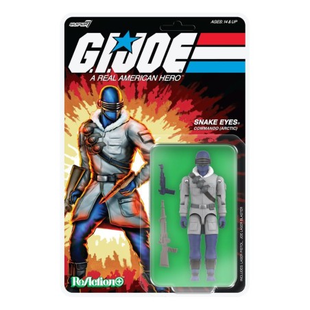 GI Joe (Movie) - Figurine ReAction+ Arctic Snake Eyes (Movie) 10 cm