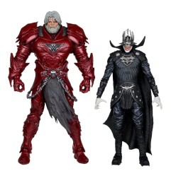 DC Multiverse McFarlane Collector Edition - Pack 2 figurines N°04 Batman who laughs (Knight Armor) & Merciless (Dark M)