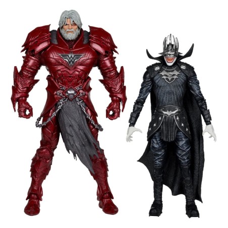 DC Multiverse McFarlane Collector Edition - Pack 2 figurines N°04 Batman who laughs (Knight Armor) & Merciless (Dark M)