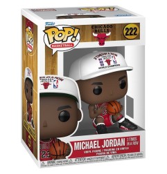 NBA Legends - Figurine POP! Chicago Bulls: Michael Jordan 3 Times in a Row 9 cm
