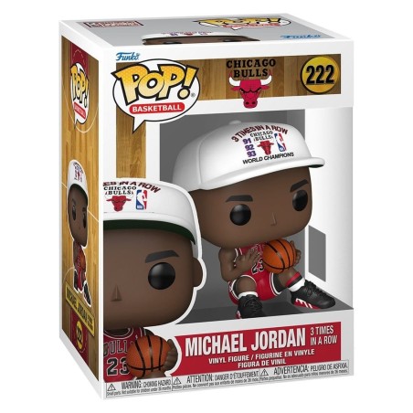 NBA - Legends POP! Sports Vinyl Figure Chicago Bulls: Michael Jordan 3 Times in a Row 9 cm
