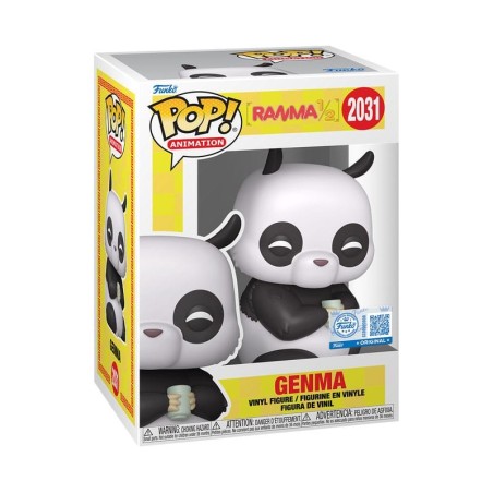 Ranma 1/2 - Figurine POP! Genma (Panda) Exclusive Edition 9 cm