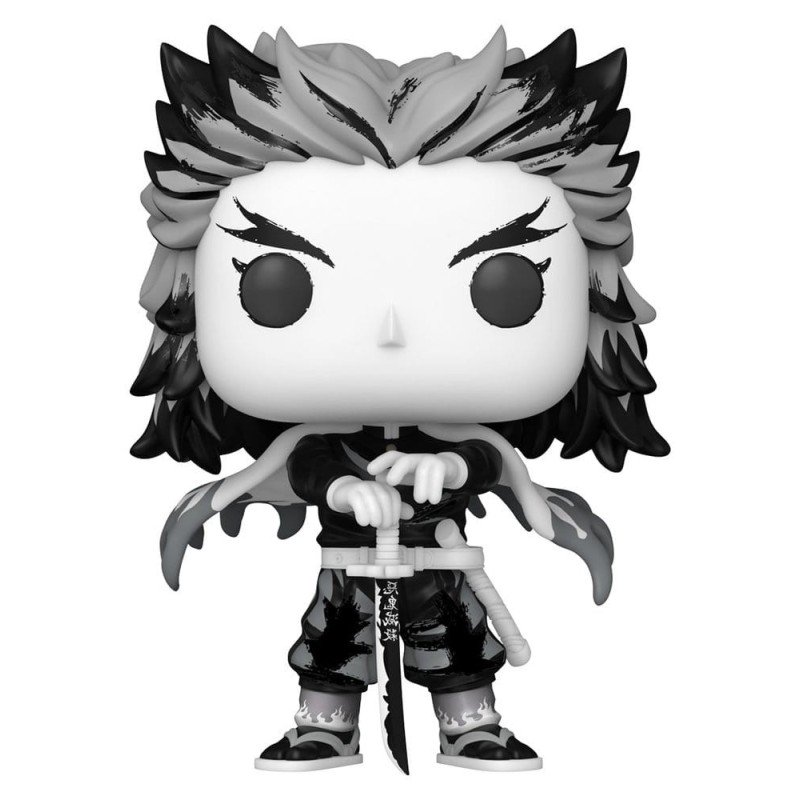 Demon Slayer: Kimetsu no Yaiba - Figurine POP! Rengoku(Sumi-Ink) 9 cm