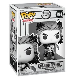 Demon Slayer: Kimetsu no Yaiba - Figurine POP! Rengoku(Sumi-Ink) 9 cm