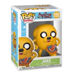 Adventure Time - Figurine POP! Jake avec Bacon Pancakes 9 cm