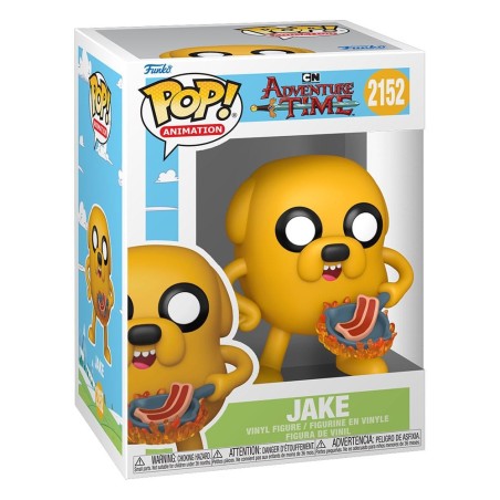 Adventure Time - POP! Animation Vinyl Figure Jake with Bacon Pancakes 9 cm