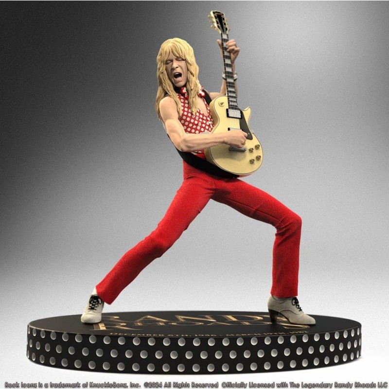 Randy Rhoads - IV Rock Iconz Statue The Early Years Red Version 24 cm