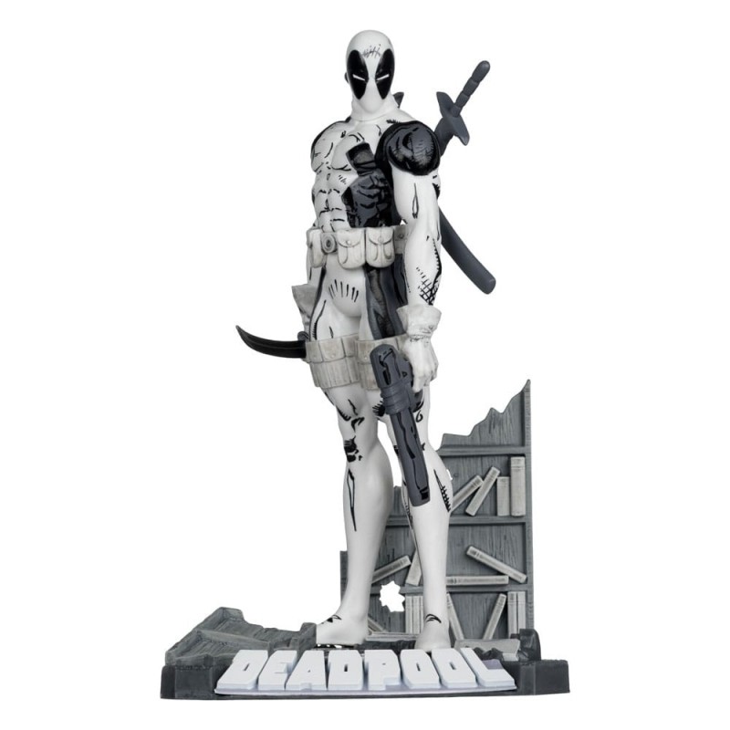 Marvel Collection - Statuette 1/10 Deadpool (The New Mutants N°98) (Line Art) (Gold Label) 17 cm Marvel Collection - Statuette 1/10 Deadpool (The New Mutants N°98) (Line Art) (Gold Label) 17 cm