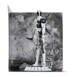 Marvel - Collection PVC Statue 1/10 Deadpool (The New Mutants N°98) (Line Art) (Gold Label) 17 cm