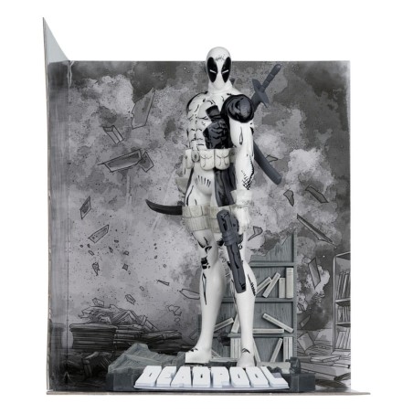 Marvel - Collection PVC Statue 1/10 Deadpool (The New Mutants N°98) (Line Art) (Gold Label) 17 cm