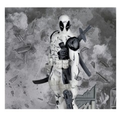 Marvel - Collection PVC Statue 1/10 Deadpool (The New Mutants N°98) (Line Art) (Gold Label) 17 cm