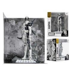 Marvel - Collection PVC Statue 1/10 Deadpool (The New Mutants N°98) (Line Art) (Gold Label) 17 cm