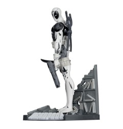Marvel Collection - Statuette 1/10 Deadpool (The New Mutants N°98) (Line Art) (Gold Label) 17 cm