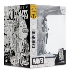 Marvel Collection - Statuette 1/10 Deadpool (The New Mutants N°98) (Line Art) (Gold Label) 17 cm