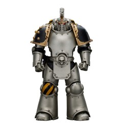 Warhammer The Horus Heresy - Figurine 1/18 lron Warriors Command Squad Chosen with Legion Standard 12 cm