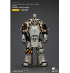 Warhammer The Horus Heresy - Figurine 1/18 lron Warriors Command Squad Chosen with Legion Standard 12 cm