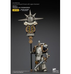 Warhammer The Horus Heresy - Figurine 1/18 lron Warriors Command Squad Chosen with Legion Standard 12 cm