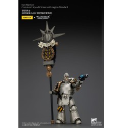 Warhammer The Horus Heresy - Figurine 1/18 lron Warriors Command Squad Chosen with Legion Standard 12 cm
