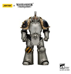 Warhammer The Horus Heresy - Figurine 1/18 lron Warriors Command Squad Chosen with Legion Standard 12 cm