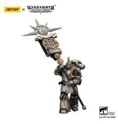 Warhammer - The Horus Heresy Action Figure 1/18 lron Warriors Command Squad Chosen with Legion Standard 12 cm