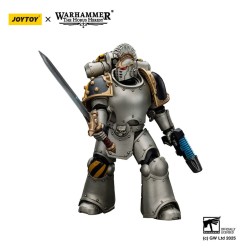 Warhammer The Horus Heresy - Figurine 1/18 lron Warriors Command Squad Chosen with Legion Standard 12 cm