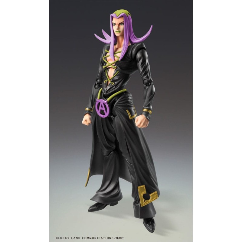 JoJo´s Bizarre Adventure - JoJo's Bizarre Adventure Part 5 Super Action Action Figure Chozokado Leone Abbacchio Black Ver. 16 cm
