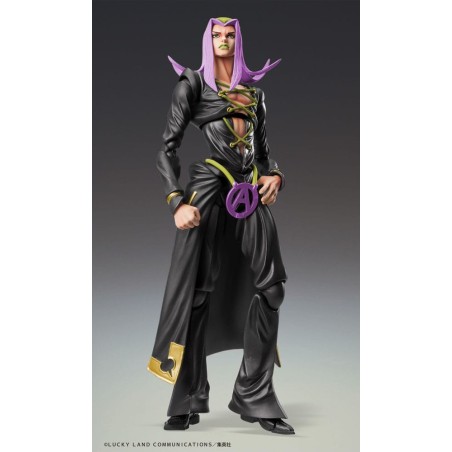 JoJo´s Bizarre Adventure - JoJo's Bizarre Adventure Part 5 Super Action Action Figure Chozokado Leone Abbacchio Black Ver. 16 cm