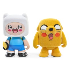 Adventure Time - Mini-Figure 2-Pack Finn & Jake Flocked 7 cm