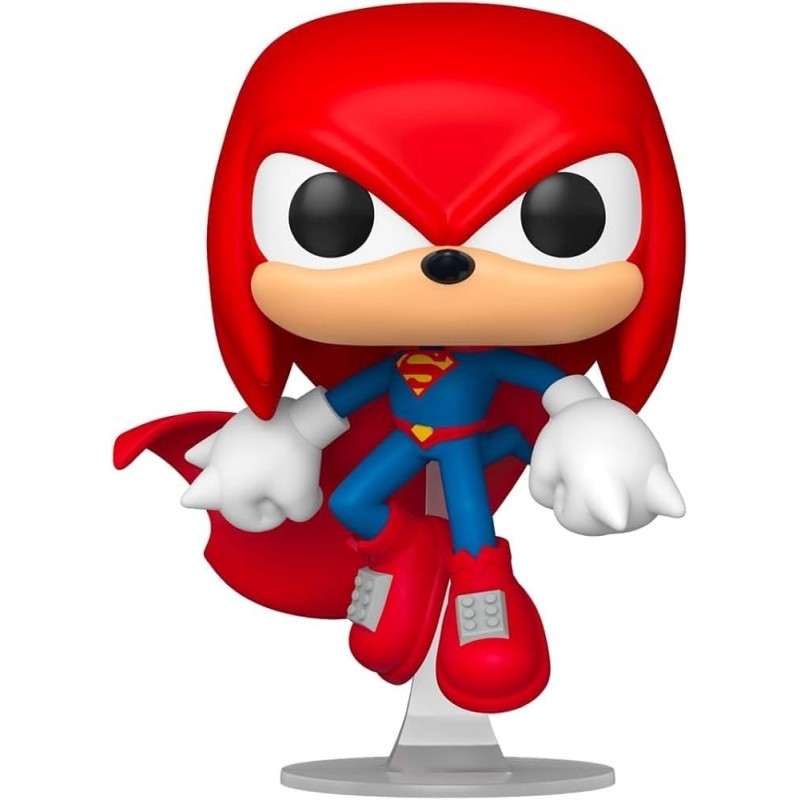 Justice League - DC x Sonic the Hedgehog POP! Heroes Vinyl Figure Knuckles as Superman 9 cm