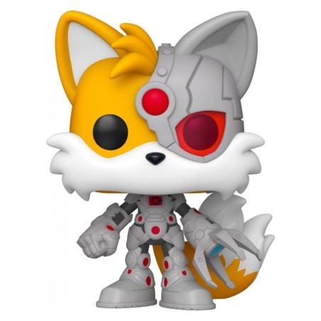 Justice League - DC x Sonic the Hedgehog POP! Heroes Vinyl Figure Tails as Cyborg 9 cm