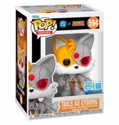 DC x Sonic the Hedgehog - Figurine POP! Tails version Cyborg 9 cm