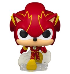 Justice League - DC x Sonic the Hedgehog POP! Heroes Vinyl Figure Sonic as The Flash 9 cm